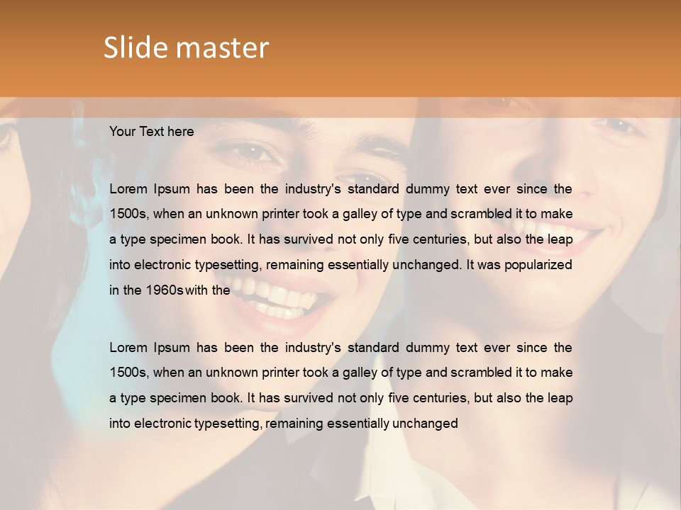 Friends Taking A Selfie PowerPoint Template