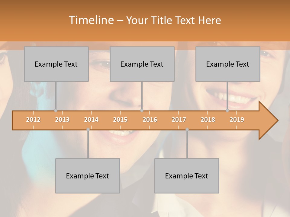 Friends Taking A Selfie PowerPoint Template