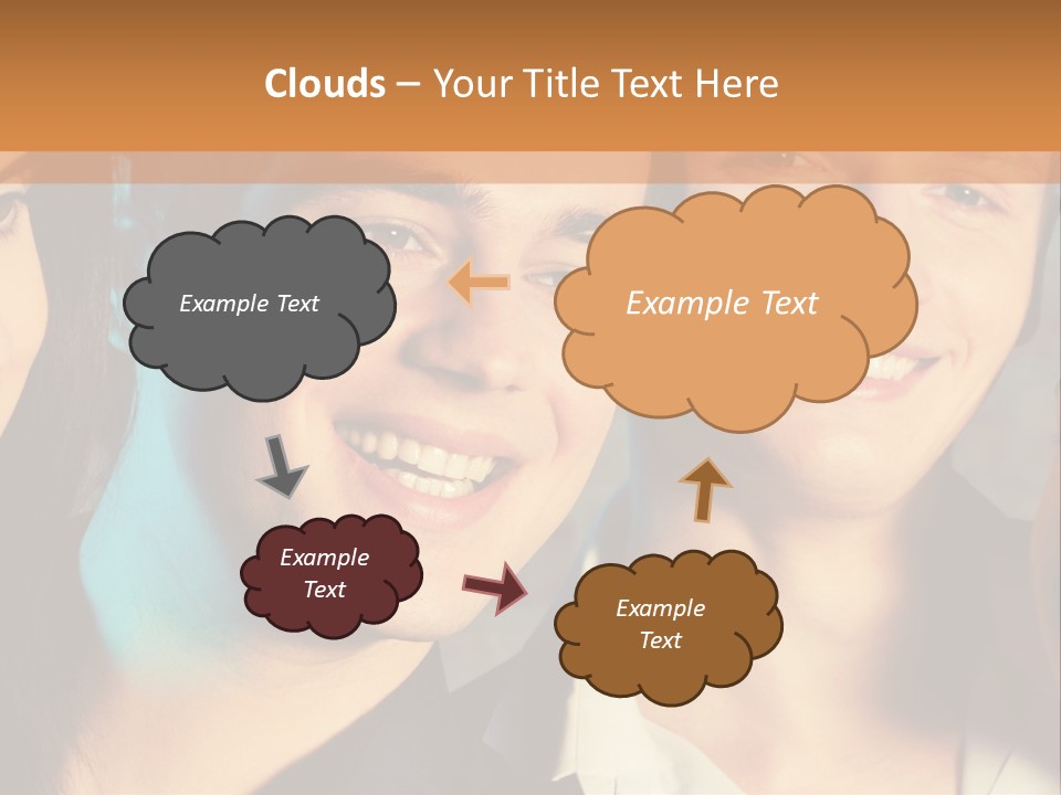 Friends Taking A Selfie PowerPoint Template