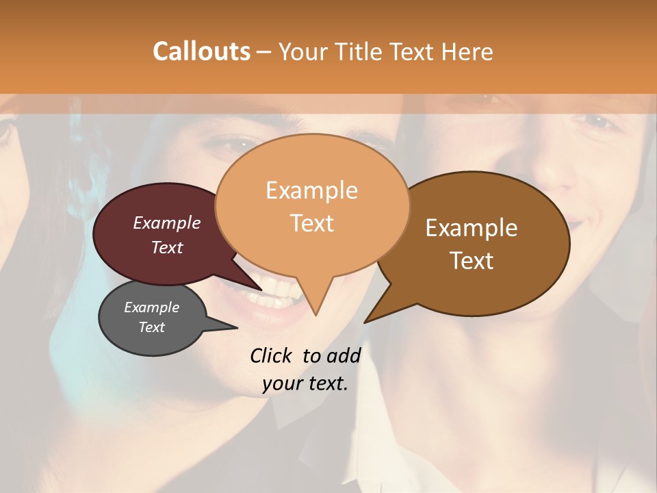 Friends Taking A Selfie PowerPoint Template
