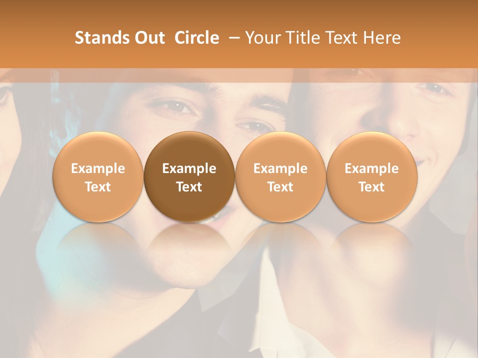 Friends Taking A Selfie PowerPoint Template