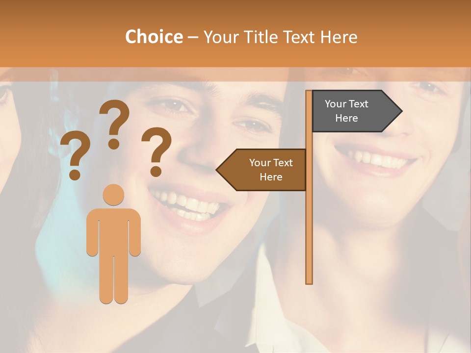 Friends Taking A Selfie PowerPoint Template