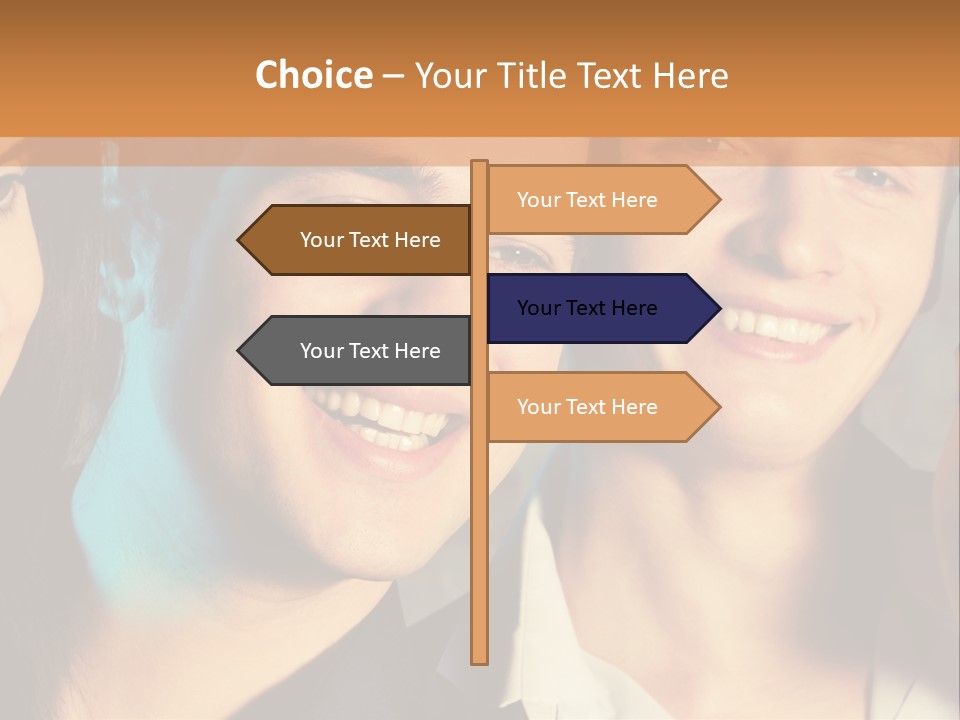 Friends Taking A Selfie PowerPoint Template