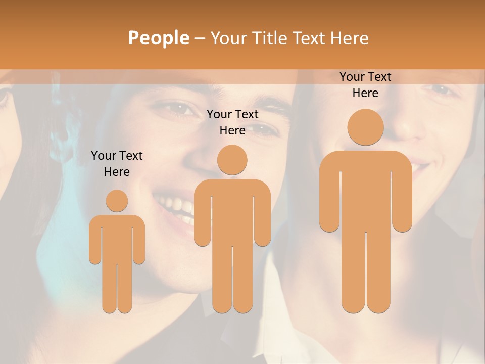 Friends Taking A Selfie PowerPoint Template