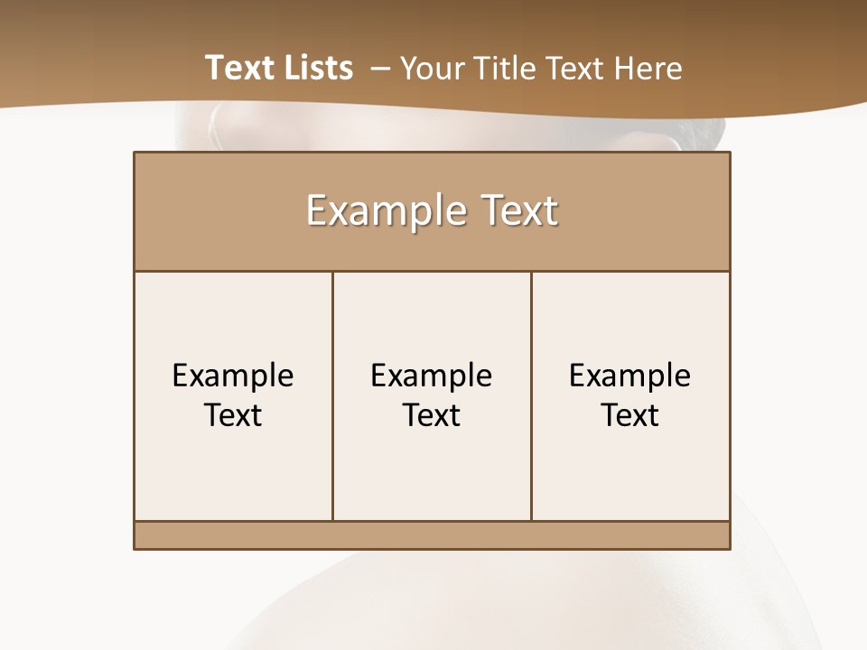 Beautiful Girl PowerPoint Template