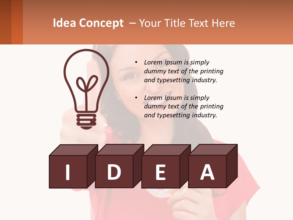 Girl Likes PowerPoint Template