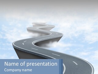 The Road To Heaven PowerPoint Template