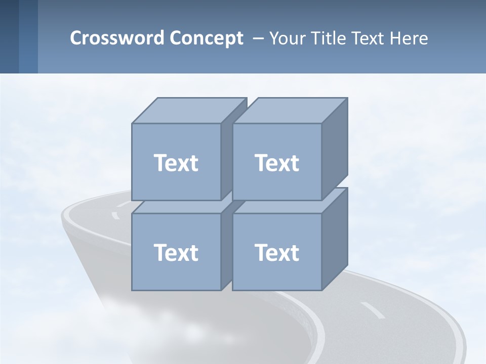 The Road To Heaven PowerPoint Template