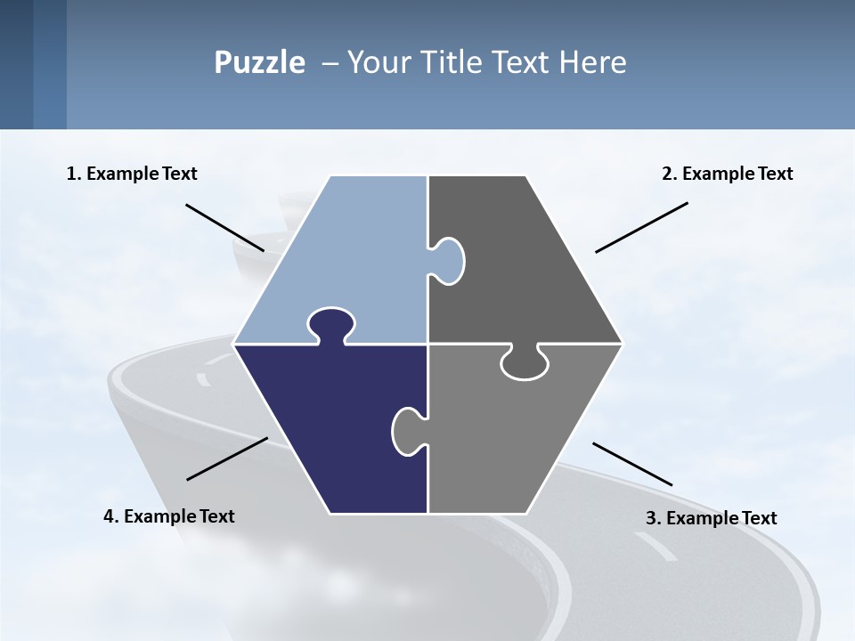 The Road To Heaven PowerPoint Template