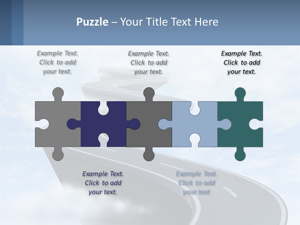 The Road To Heaven PowerPoint Template