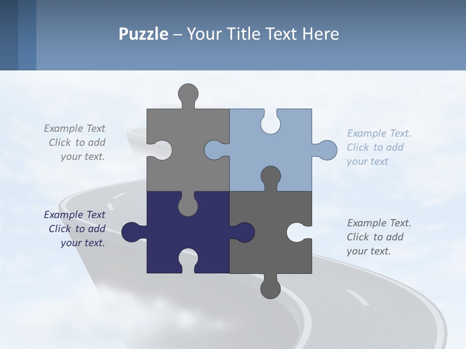 The Road To Heaven PowerPoint Template