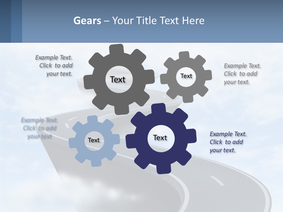 The Road To Heaven PowerPoint Template