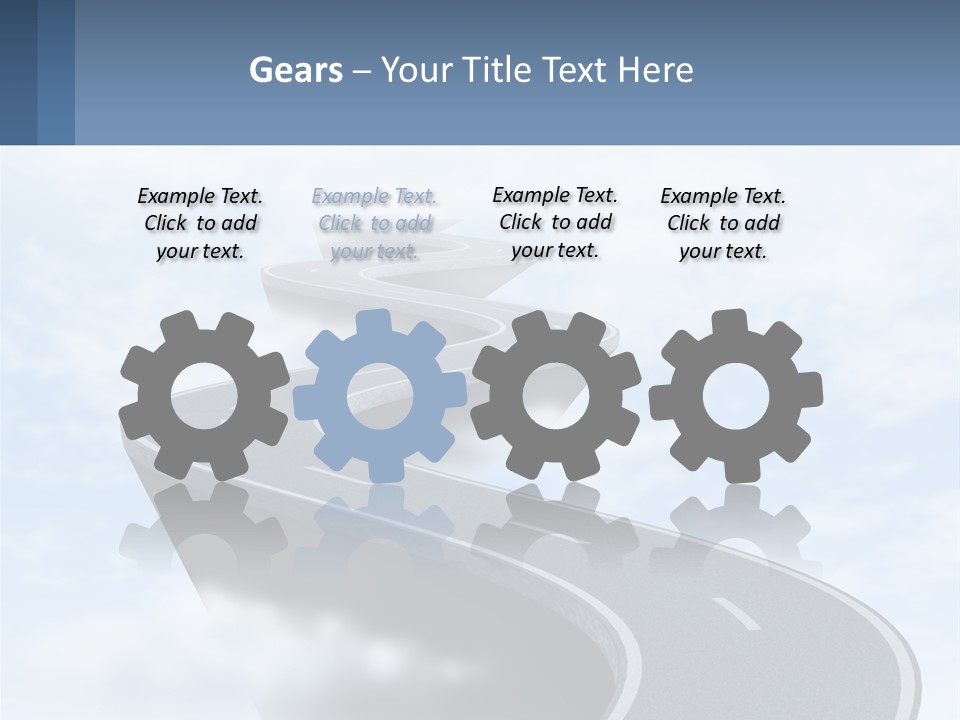 The Road To Heaven PowerPoint Template