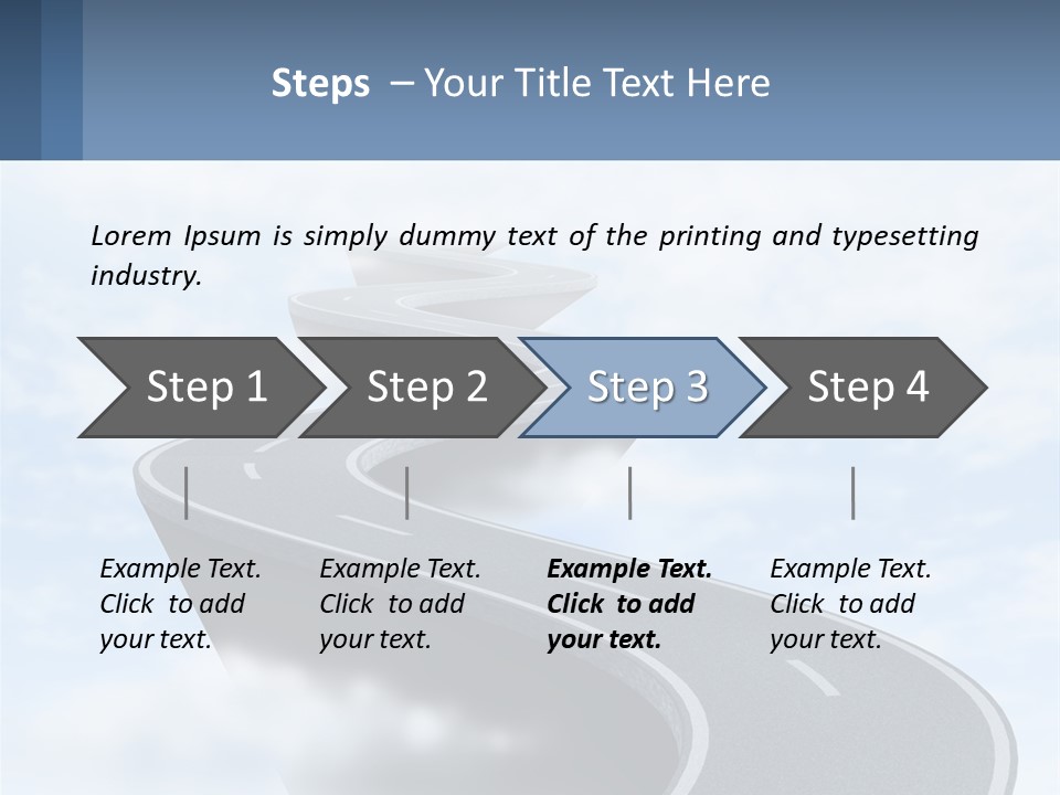 The Road To Heaven PowerPoint Template