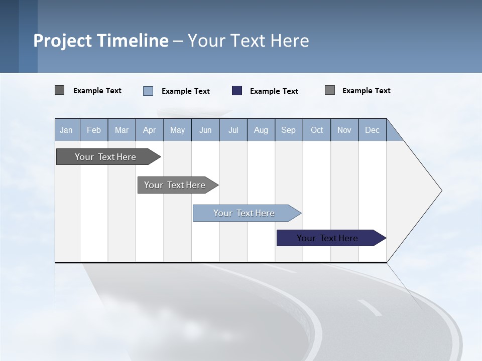 The Road To Heaven PowerPoint Template