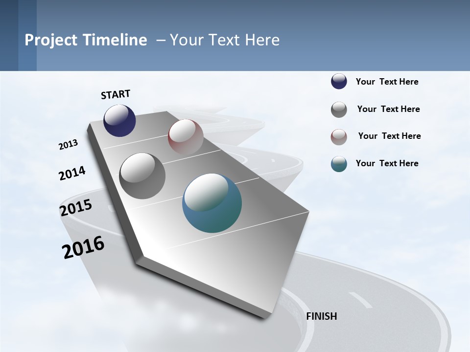 The Road To Heaven PowerPoint Template