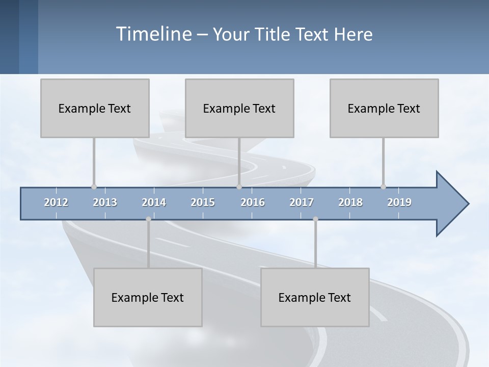The Road To Heaven PowerPoint Template