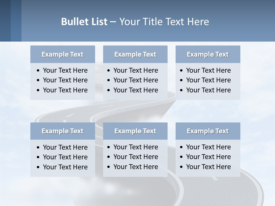 The Road To Heaven PowerPoint Template