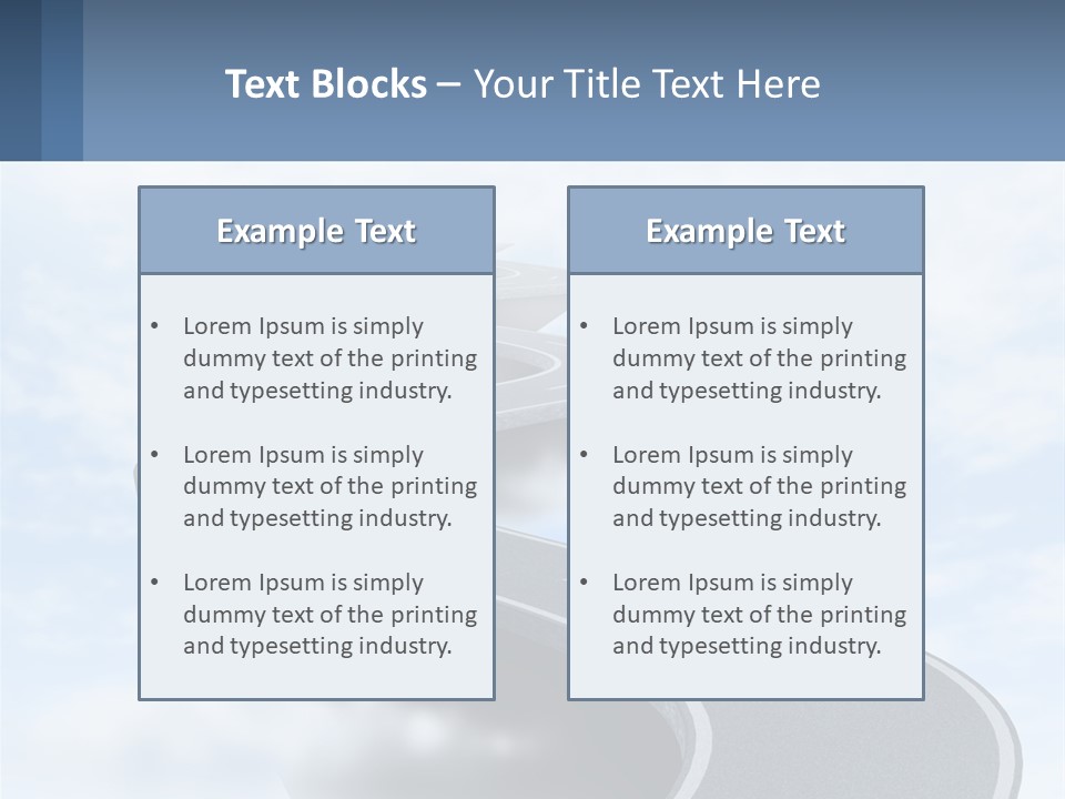 The Road To Heaven PowerPoint Template