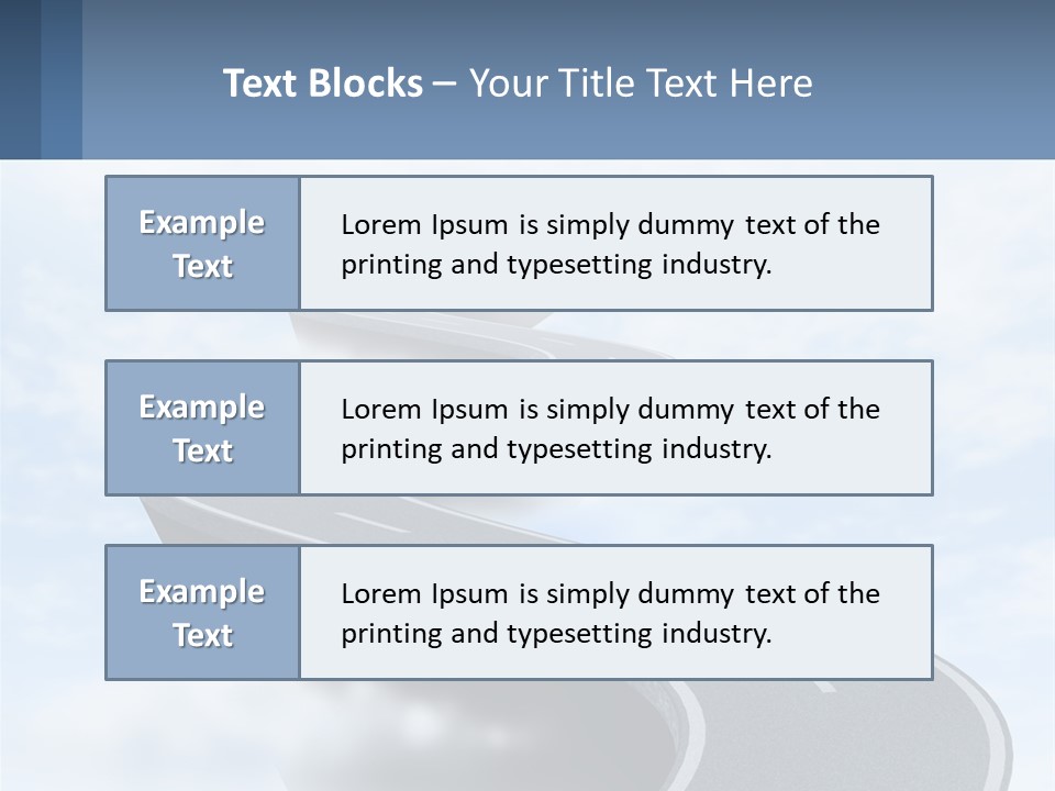 The Road To Heaven PowerPoint Template