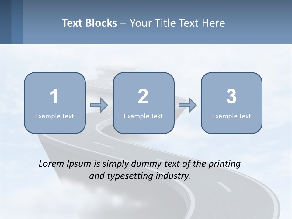 The Road To Heaven PowerPoint Template