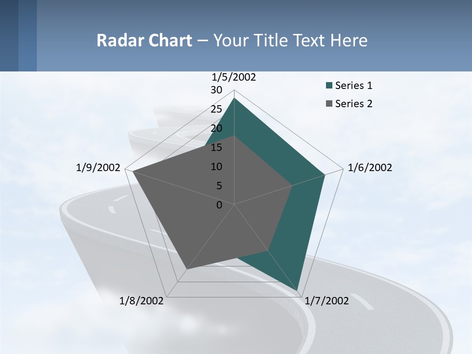 The Road To Heaven PowerPoint Template