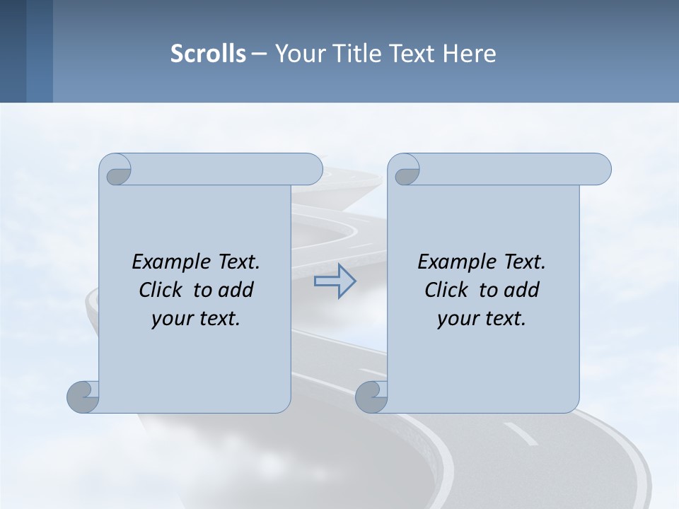 The Road To Heaven PowerPoint Template