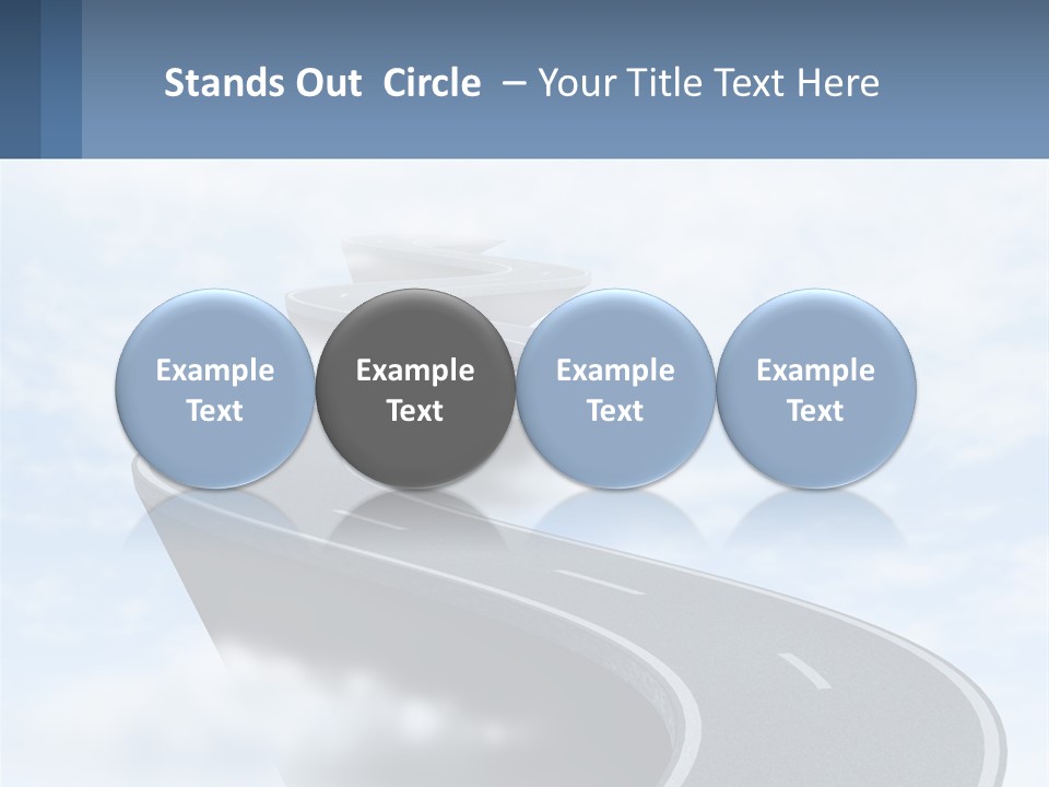 The Road To Heaven PowerPoint Template