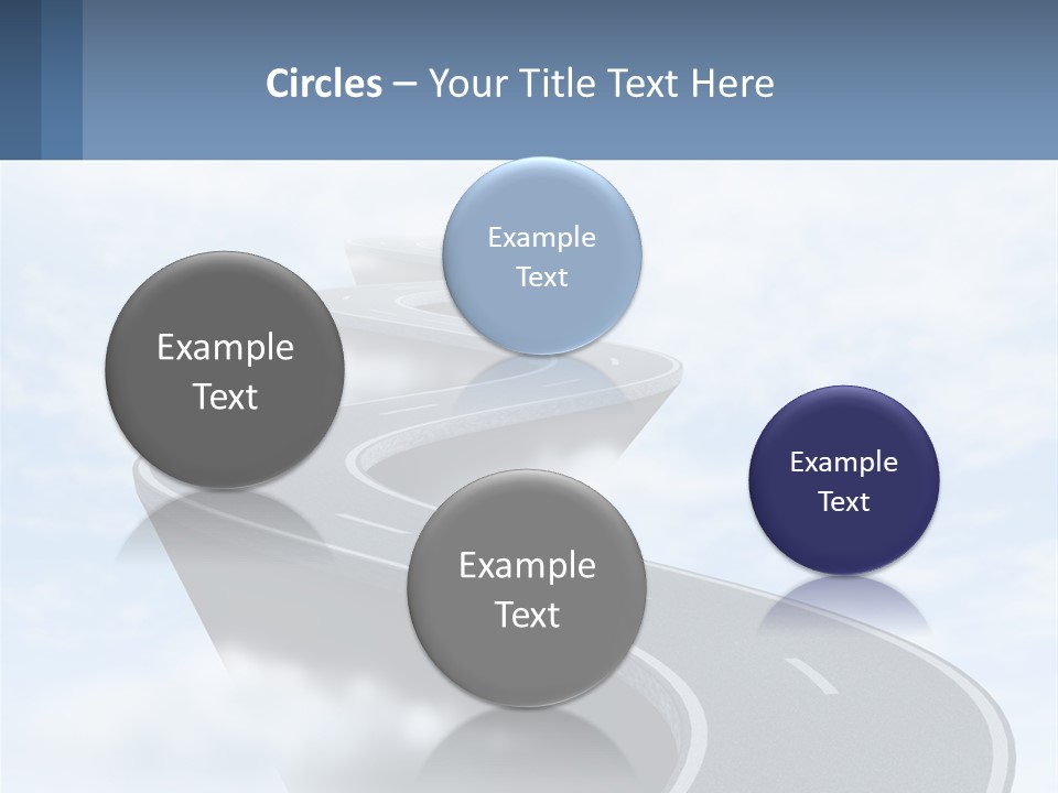 The Road To Heaven PowerPoint Template