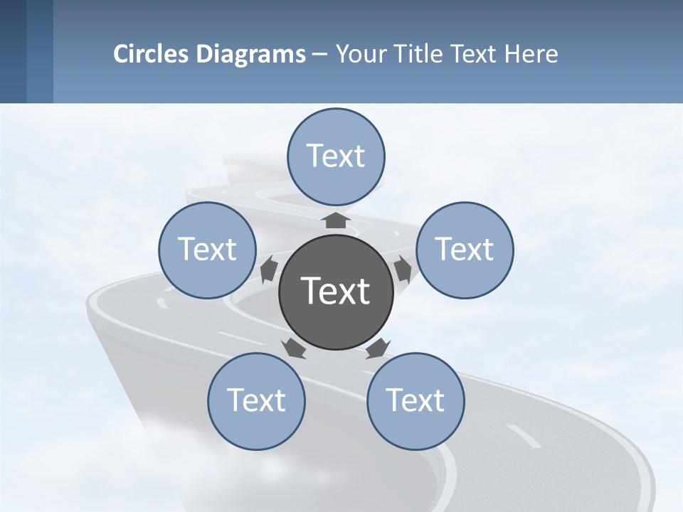 The Road To Heaven PowerPoint Template