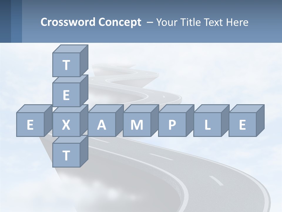 The Road To Heaven PowerPoint Template