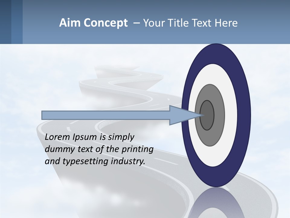 The Road To Heaven PowerPoint Template