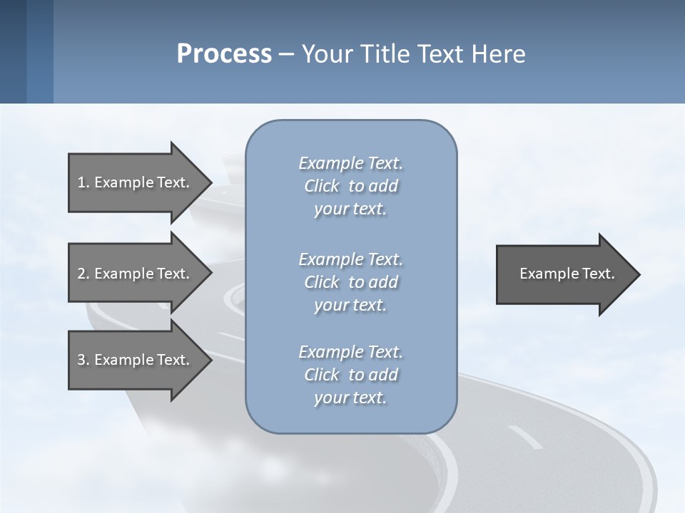 The Road To Heaven PowerPoint Template