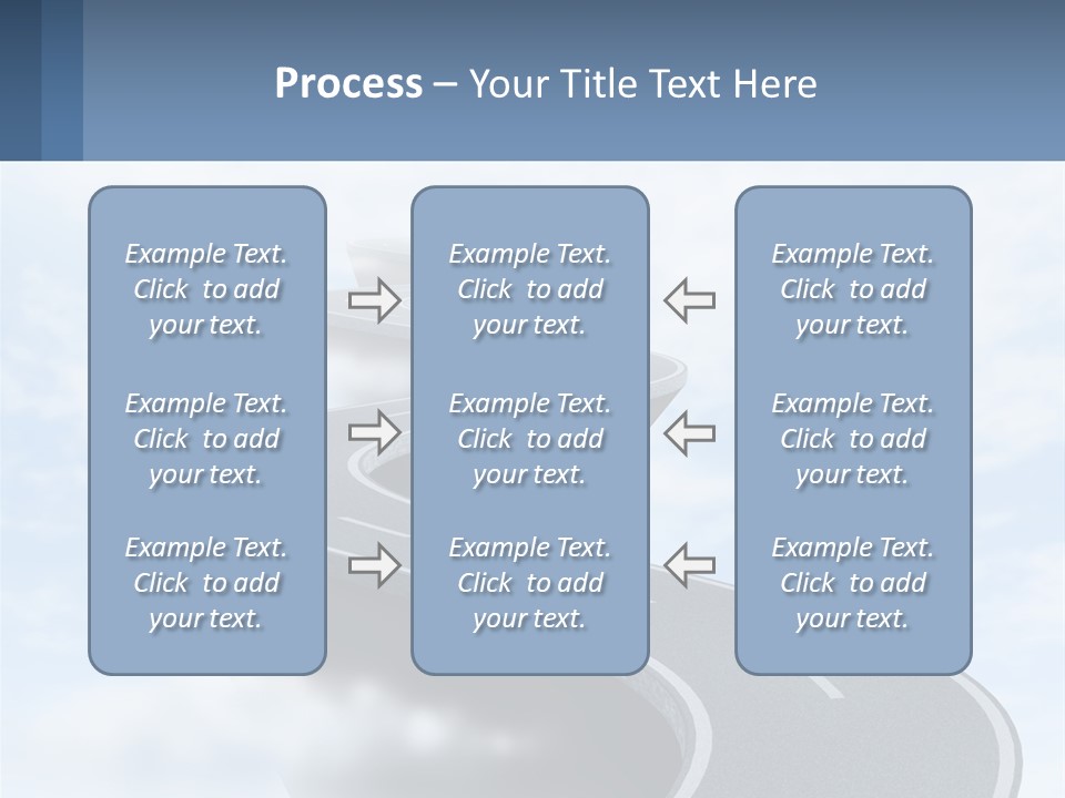 The Road To Heaven PowerPoint Template