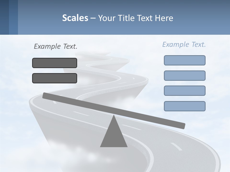 The Road To Heaven PowerPoint Template