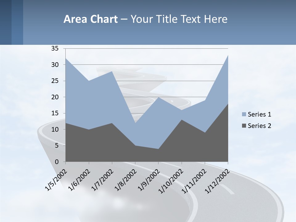 The Road To Heaven PowerPoint Template