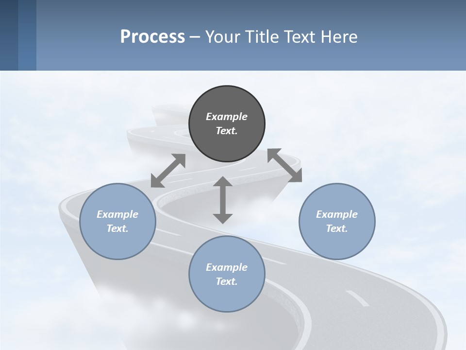 The Road To Heaven PowerPoint Template