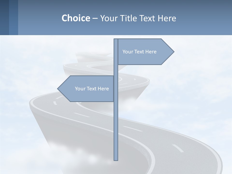 The Road To Heaven PowerPoint Template