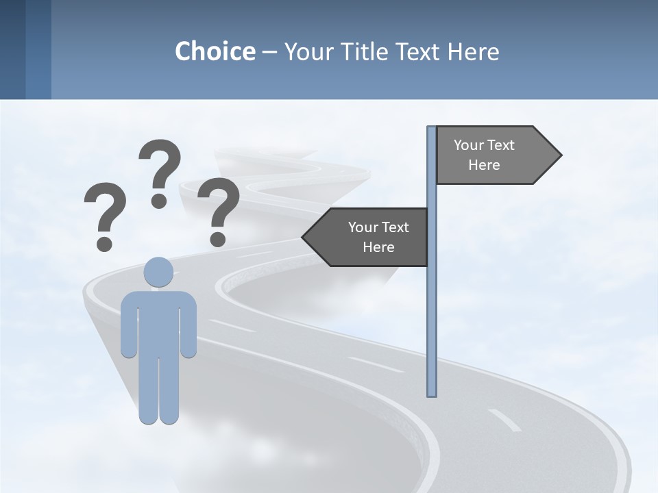 The Road To Heaven PowerPoint Template