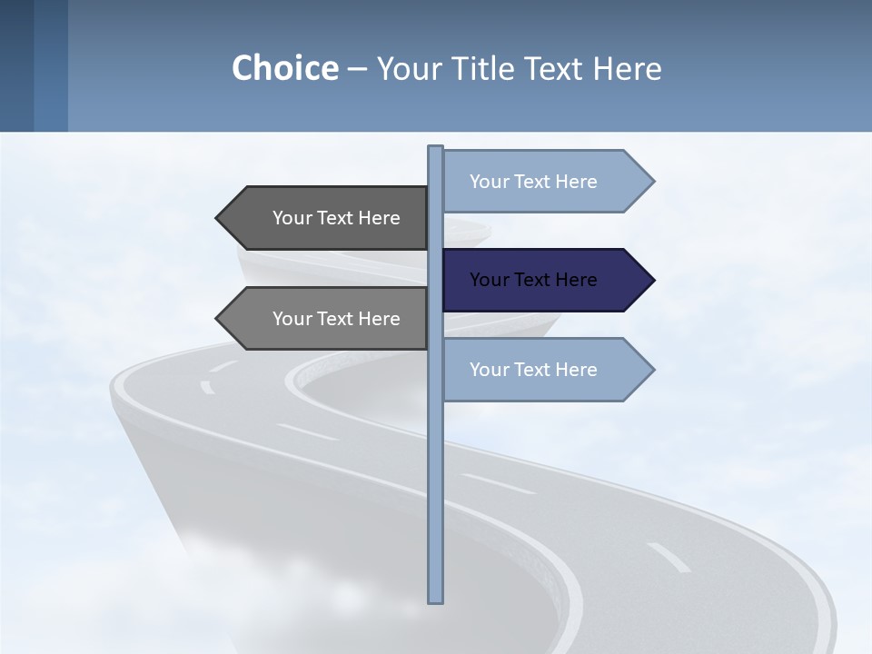 The Road To Heaven PowerPoint Template