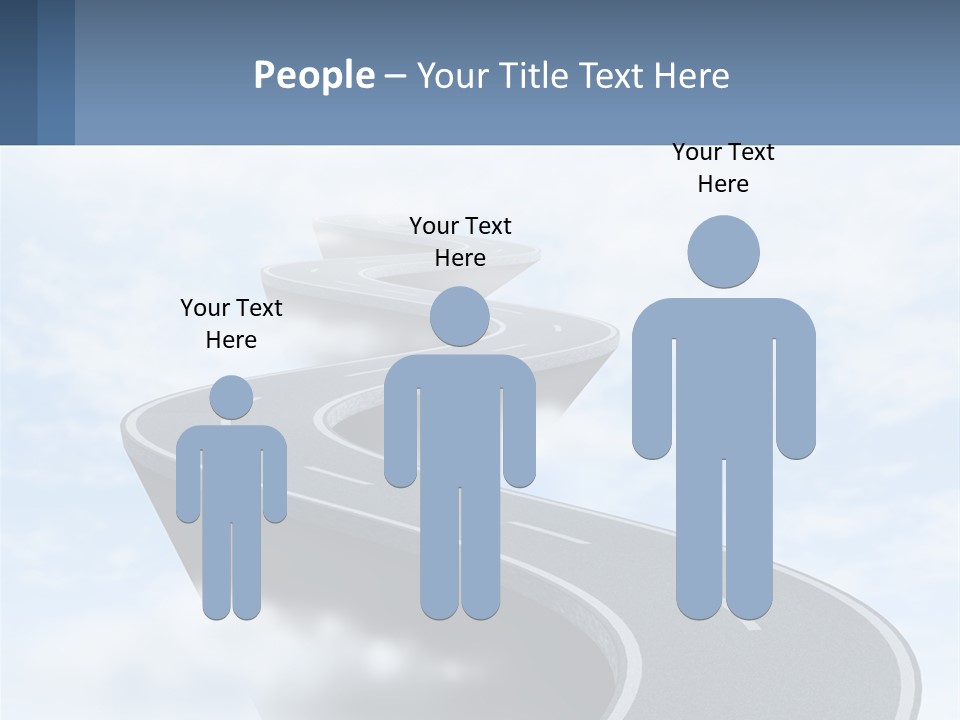 The Road To Heaven PowerPoint Template