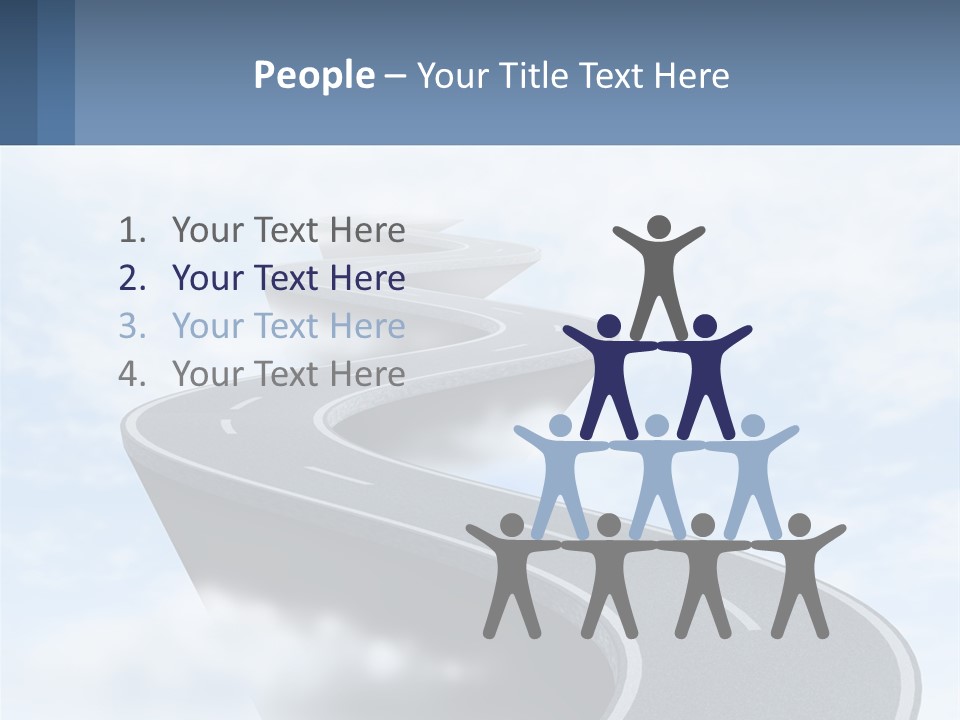 The Road To Heaven PowerPoint Template