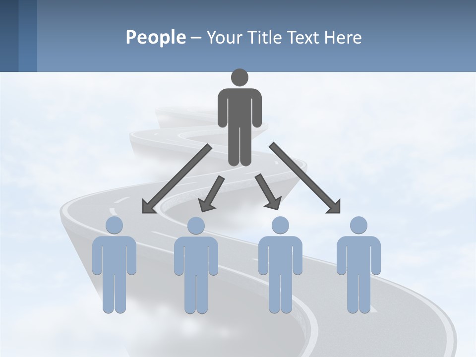 The Road To Heaven PowerPoint Template