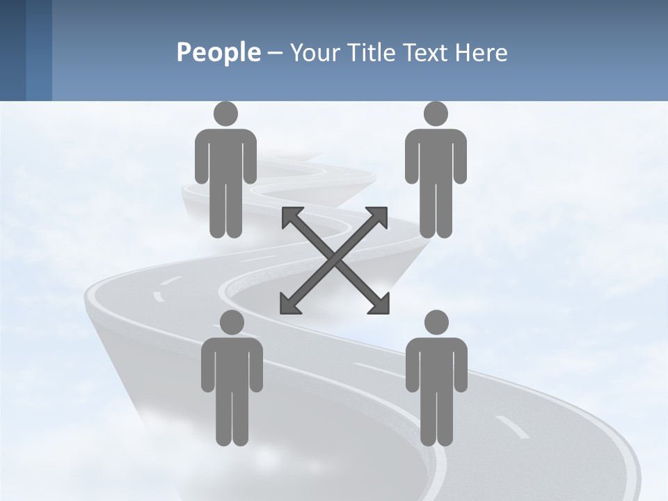 The Road To Heaven PowerPoint Template