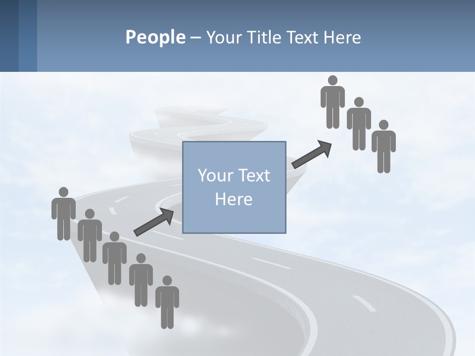 The Road To Heaven PowerPoint Template