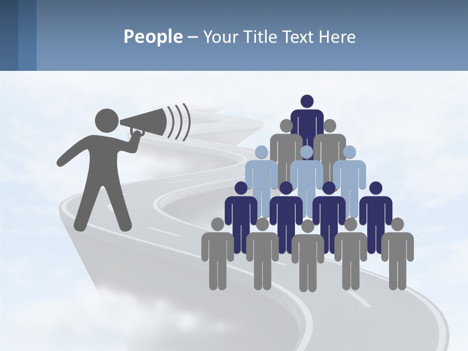 The Road To Heaven PowerPoint Template