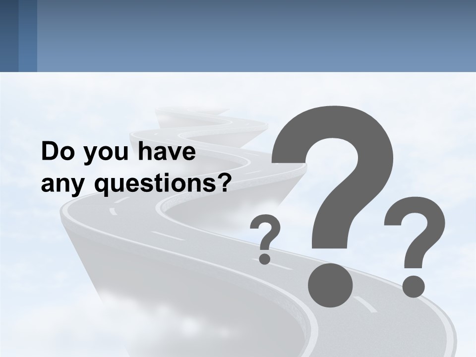 The Road To Heaven PowerPoint Template