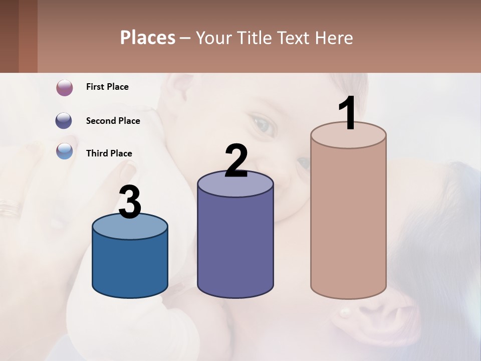 Child With Mom PowerPoint Template