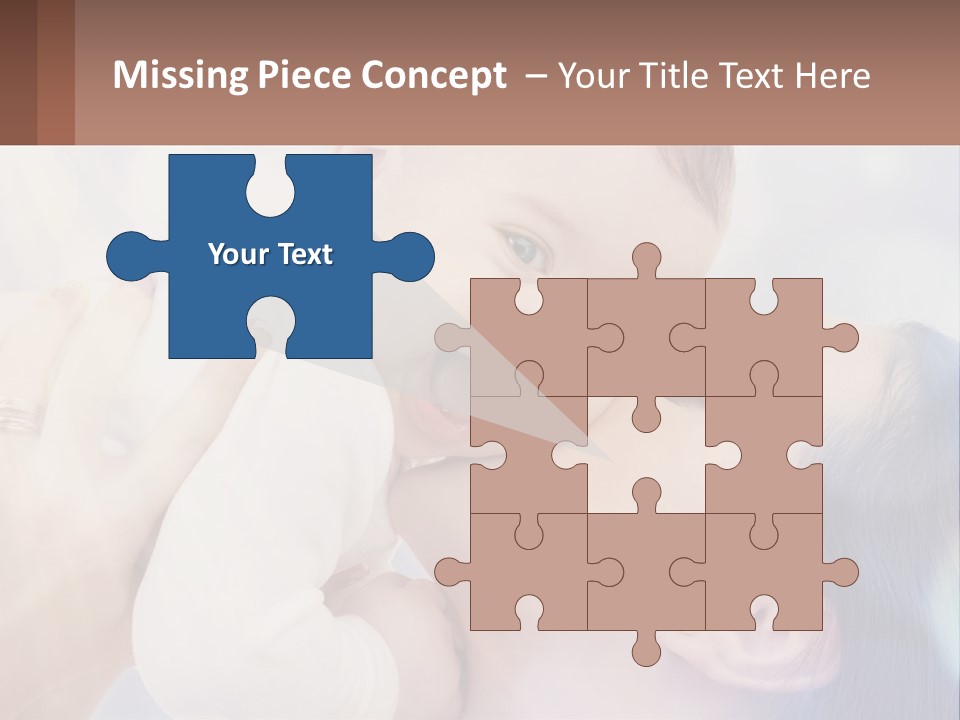 Child With Mom PowerPoint Template