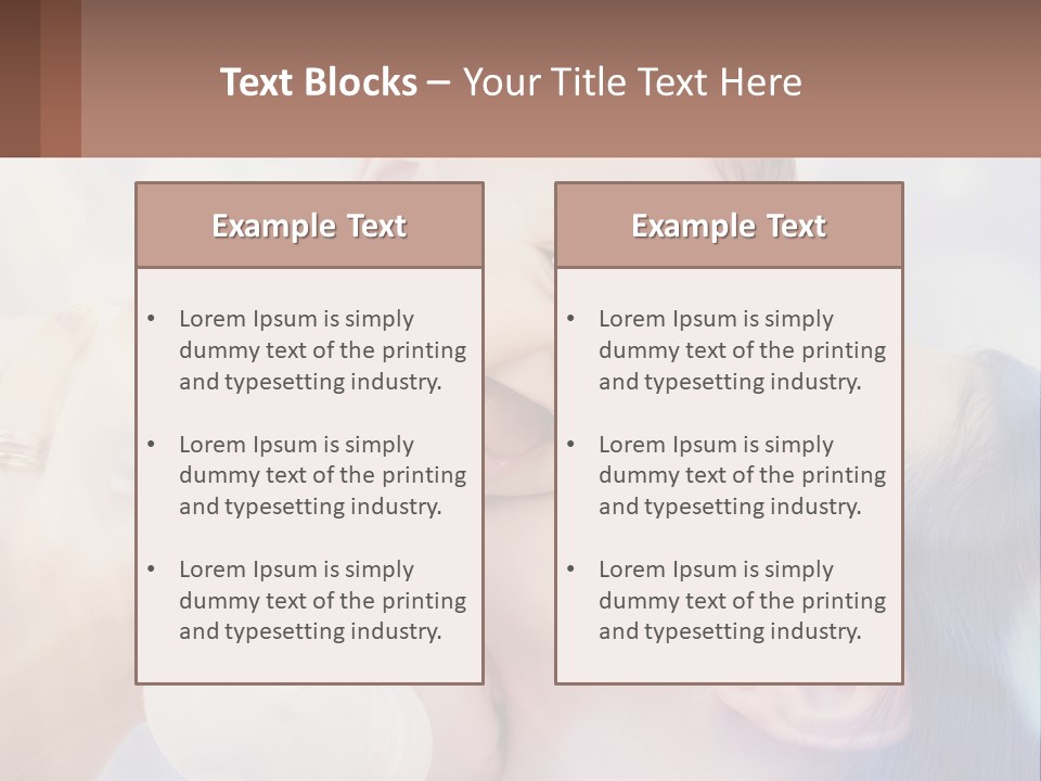 Child With Mom PowerPoint Template
